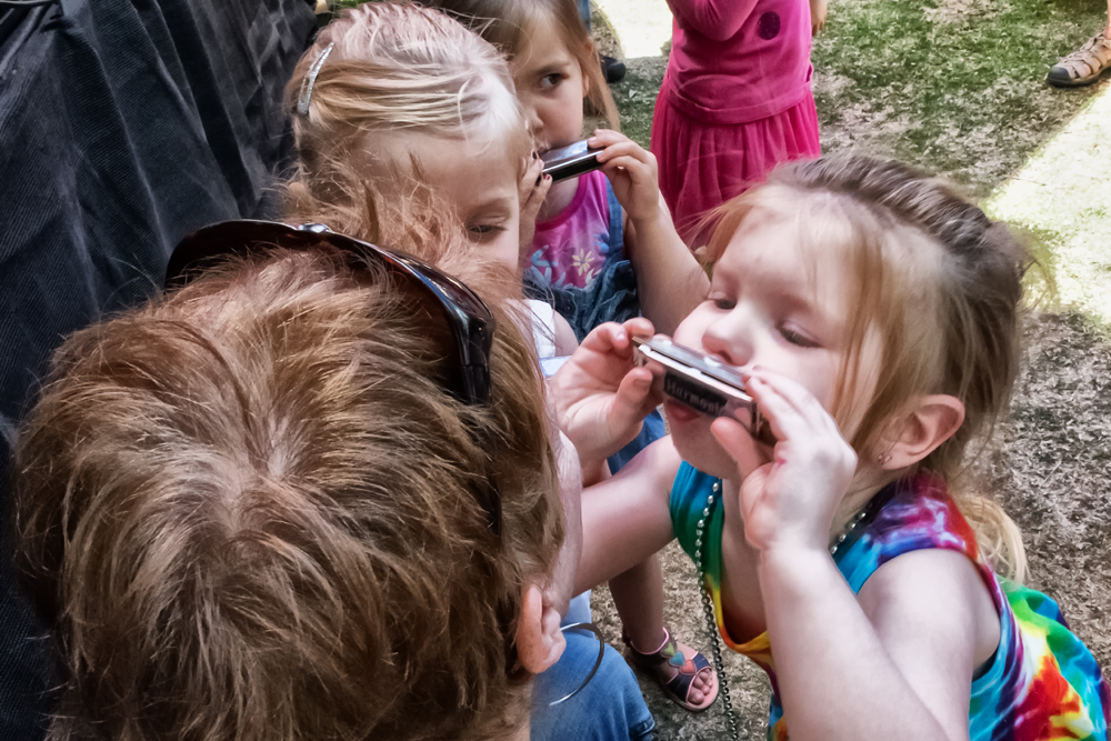 Kids Harmonica Jam Session Kinzel & Hyde at the Safeway Waterfront