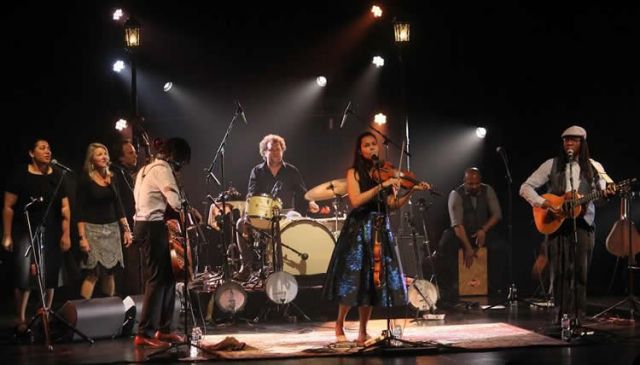 Rhiannon Giddens and her band visit Portland on Tuesday at the Aladdin Theater.