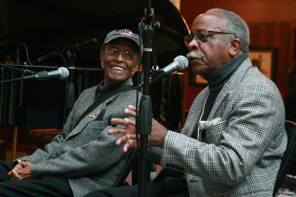 Jimmy Heath and Mel Brown / Photo by Diane Russell