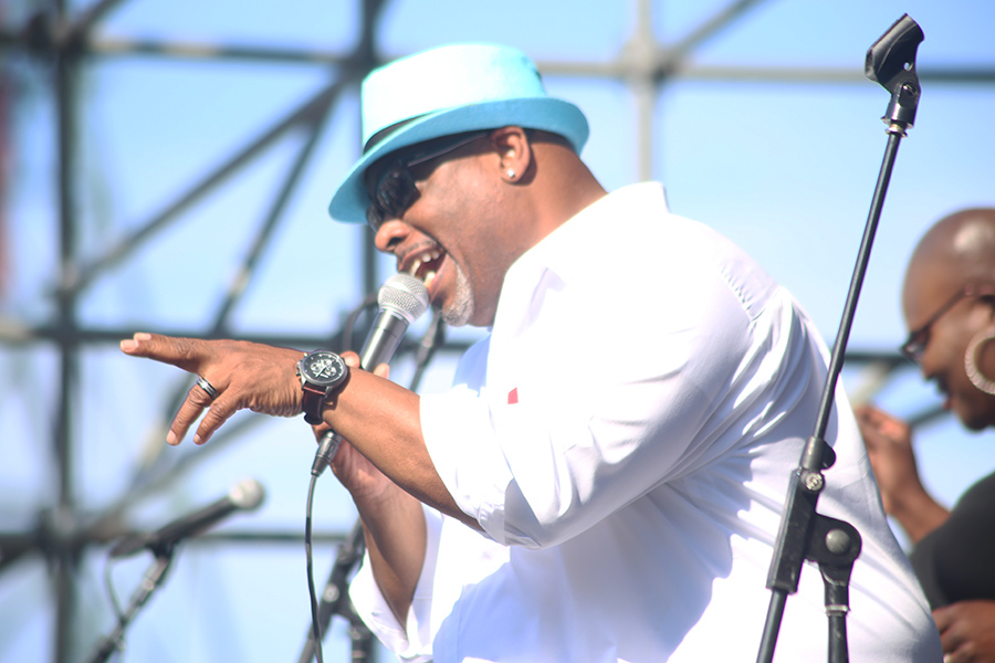 Andy Stokes & The Brothers in Black at Waterfront Blues Festival, July