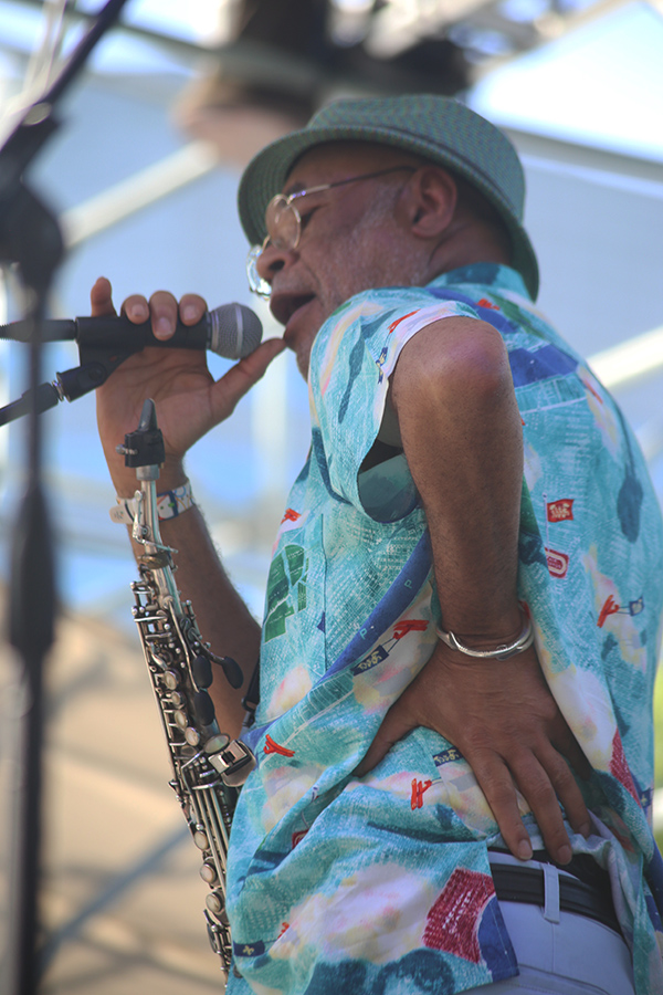 Reggie Houston's B' Swingsters at Waterfront Blues Festival, July 4