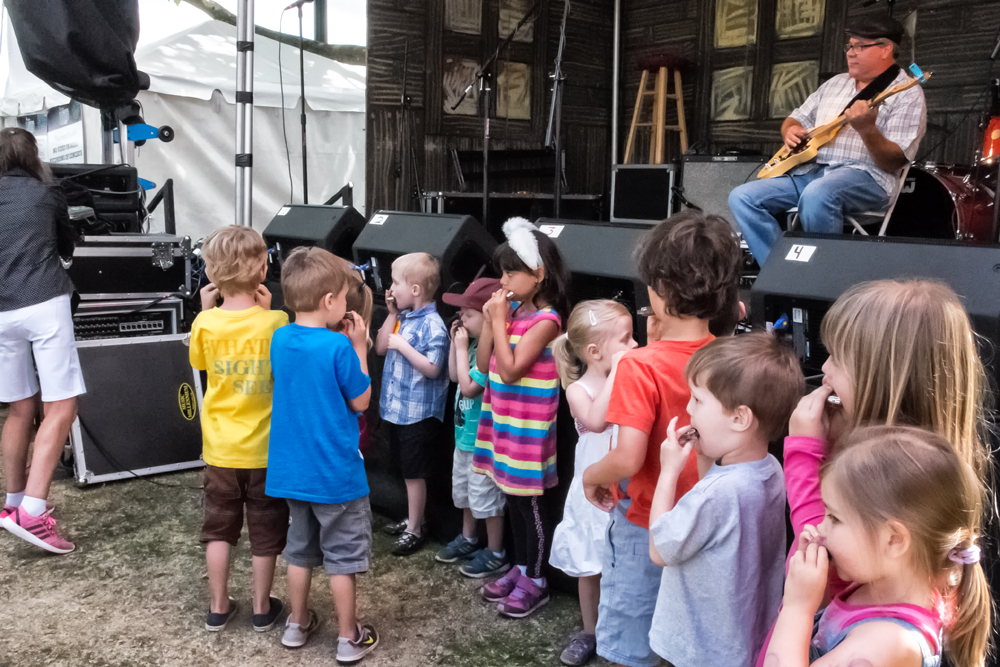 Kids Harmonica Jam Session Kinzel & Hyde at the Safeway Waterfront