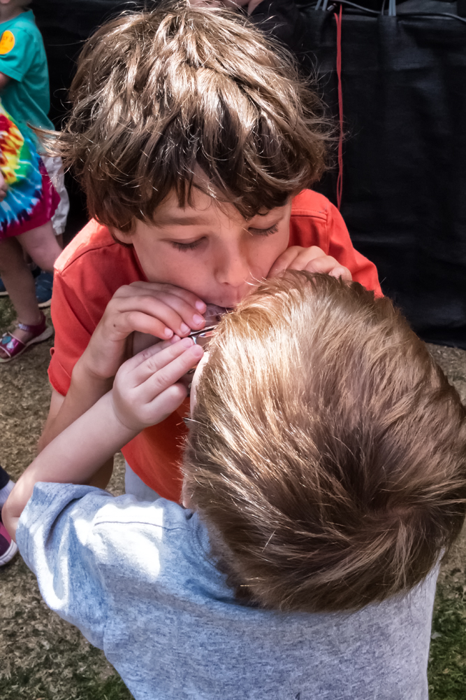 Kids Harmonica Jam Session Kinzel & Hyde at the Safeway Waterfront