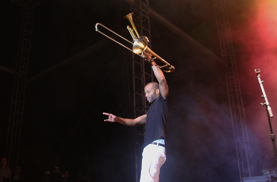 Trombone Shorty's Voodoo Threauxdown at Edgefield on 09/08/2018 Photos