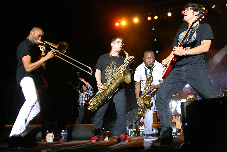 Trombone Shorty's Voodoo Threauxdown at Edgefield on 09/08/2018 Photos