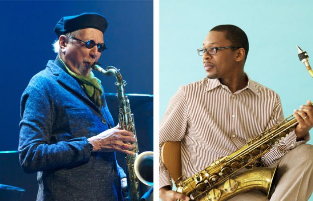 Charles Lloyd (left) and Ravi Coltrane