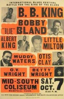 Poster from Tony Coleman's first Blues Tour