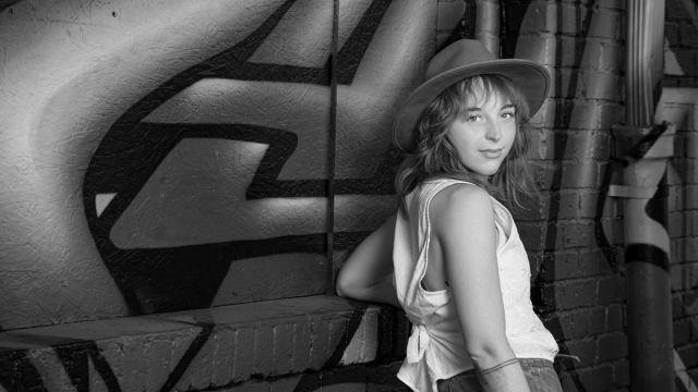 Kendall Lujon, on location