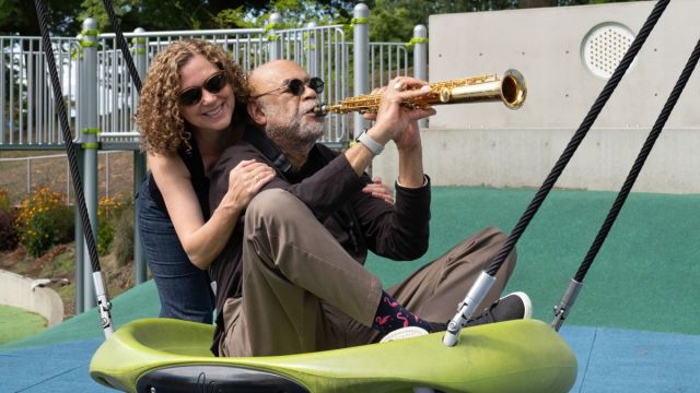 Lori and Reggie
photo by Norm Eder