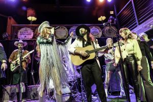 Sarah Vitort and Scott Gilmore with Haley Johnsen and the Quick & Easy Boys 
Photo Deb Penk