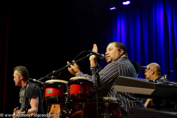 Brian Foxworth enjoying playing with the Roseland Hunters. Aladdin Theater 3/2/2015<br/>Photo by Anthony Pidgeon