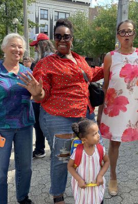 Susan Addy, Arietta Ward, and Shirley Brown
photo Diane Russell