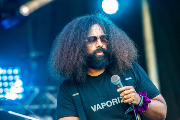Reggie Watts played a great set, extolling the virtues of both kindness and THC
