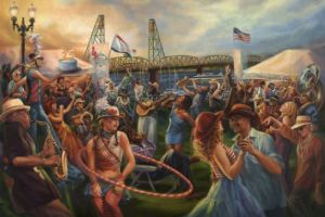 Painting by Diane Russell