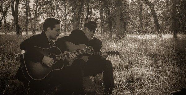 Merle Haggard and Sturgill Simpson. Photo by Ben Haggard.