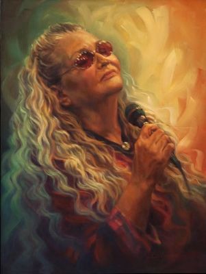 Nancy King / Painting by Diane Russsell