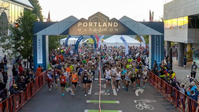 Photo from Portland Marathon's Facebook page.