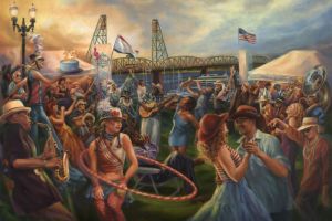 Painting by Diane Russell