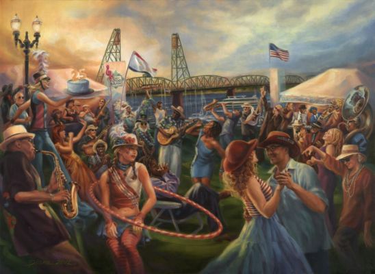 Painting by Diane Russell